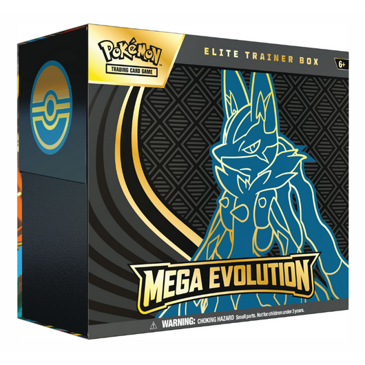 *RESERVA* ETB Caja de Entrenador Élite Mega Evolution Lucario - Inglés 🇬🇧 y Español 🇪🇸